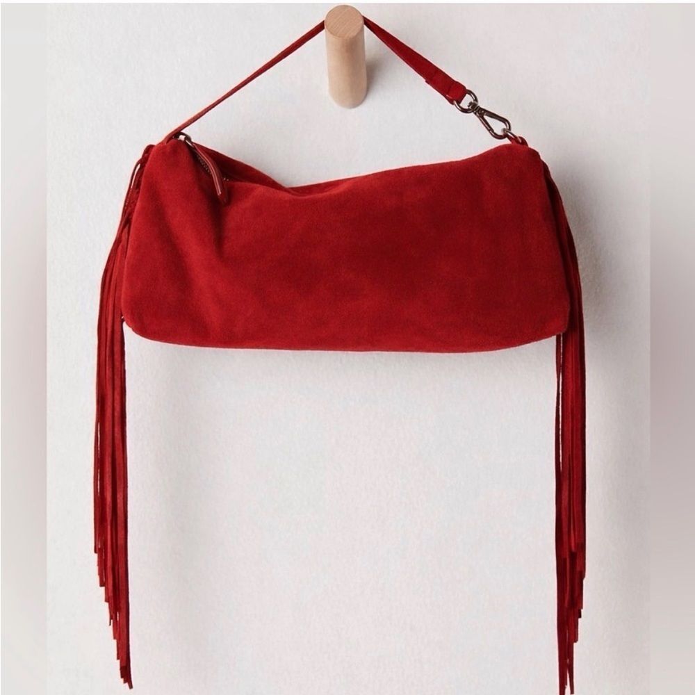 Free People Finn Fridge Suede Bag